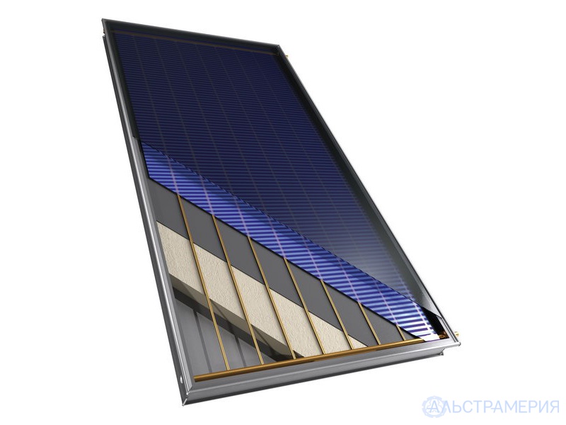 Плоский солнечный коллектор для систем с принудительной циркуляцией KAIROS CF 2.0